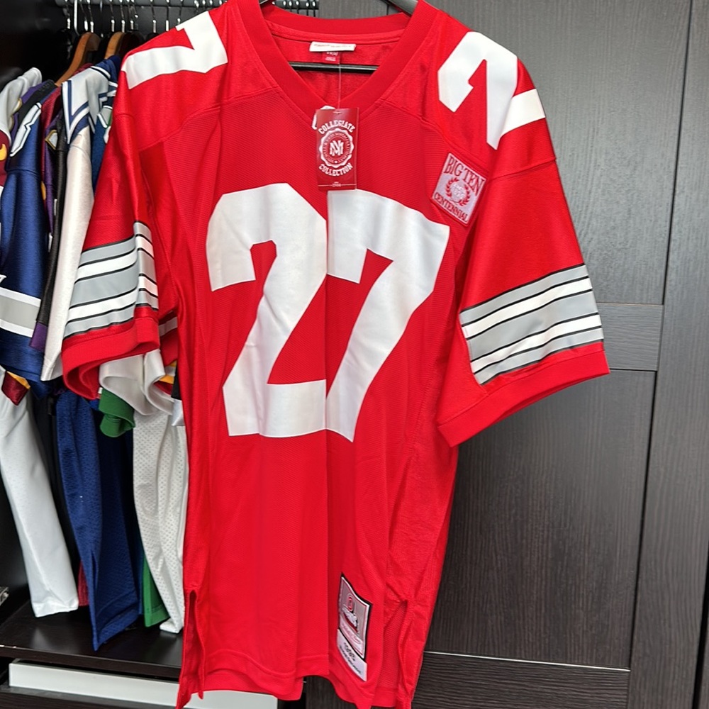 Eddie George Ohio State Buckeyes Mitchell & Ness 1995 Authentic NCAA Jersey